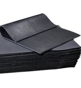 Pack of 6 Equimed Premium Heavy-Duty Rubber Horse Stable Mats – 15mm Thick, 6ft x 4ft, Non-Slip Bubbletop, Grooved Underside for Drainage – Gym, Garage, Stable ,Field Shelter Floors