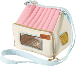Travel Bird Cage,Warm Breathable Portable Accessories with Stainless Steel Tray,Stuffed Animal Carrier | for Parrot Parakeet Pigeon Animal Offices Outing Travel Vehicle Car Road Trip Daily Shopping