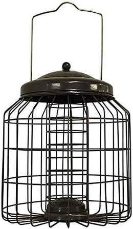 Selections Deluxe Heavy Duty Squirrel Proof Suet Fat Ball Hanging Bird Feeder Cage