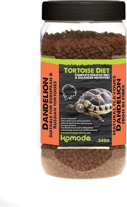 Komodo Complete Holistic Tortoise Diet Dandelion 340 g