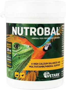 Nutrobal Calcium & Vitamin D3 & Mineral Supplement for Birds & Reptiles Powder Easy to administer 50g