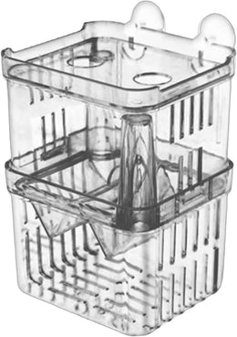 Fish Breeding Box, Transparent Plastic Aquarium Breeder Box, Fish Tank Fry Hatchery, Small Isolation Box for Aggressive Fishs, Baby Fishs & Shrimp