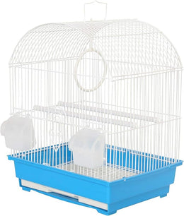 KCT Rosario Small Exotic Portable Bird Cage Travel Box- Blue