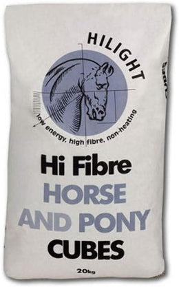 Hilite Hi Fibre Cubes Horse and Pony Feed, 20 kg