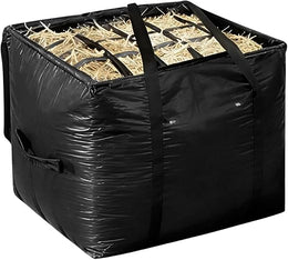 Horse Hay Feeder | Heavy Duty with Handle Tote | Slow Feed Horse Hay Container,for Goats Sheep Livestock Barn Fence Paddock Stable Stall Pasture Field Daily Training