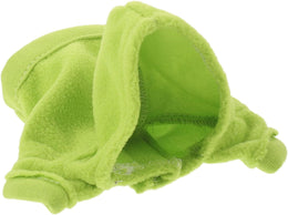 Kichvoe Warm Polar Fleece Hoodie for Lizards and Chameleons, Lightweight Breathable Reptile Apparel in Green, for Winter Parties and Environments