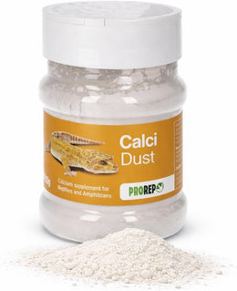 ProRep Calci Dust 200g | Pure Calcium Carbonate Supplement for Reptiles & Amphibians | Ultra-Fine Powder for Live Food & Greens | Supports Bone & Shell Health