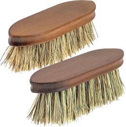 Horse Grooming Kit 2 Pack – Mane & Tail Detangler Brush Set with Soft & Stiff Bristles – Professional Horse Care Grooming Tools