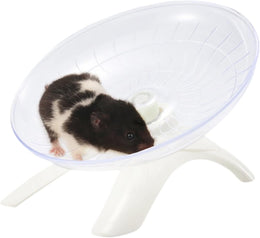 1Pc Wear Resistant Silent Hamster Wheel Non Slip Hamster Flying Saucer Quiet Stable Pets Exercise Running Wheel for Hamsters Gerbils Mice