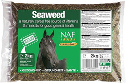 NAF Seaweed for Horses 2kg Refill – Natural Source of Vitamins & Minerals – Supports Coat Condition, Hoof Health, Digestion & Overall Vitality – Pure Dried Seaweed Supplement