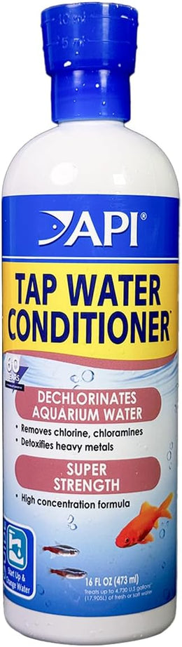 API TAP WATER CONDITIONER Aquarium Water Conditioner Bottle,White, 473 ml