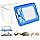 TOYANDONA Portable Plastic Aquarium Tank with Handle and Lid Versatile Fish and Reptile Carrier for Safe Transport Durable Clear Storage for Turtles Goldfish and More