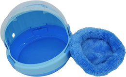 SOLUSTRE Parrot Carry Case Pet Birds Carrying Case Pvc Handheld Ventilation Design Blue Travel Carrier for Small Birds