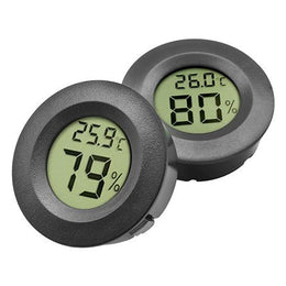 Reptile Thermometer and Hygrometer, 2-Pack Digital Thermometer Gauge for Reptile Tanks, Vivarium, Bearded Dragon, Leopard Gecko, Tortoise, Accurate Temperature & Humidity Control for Terrarium