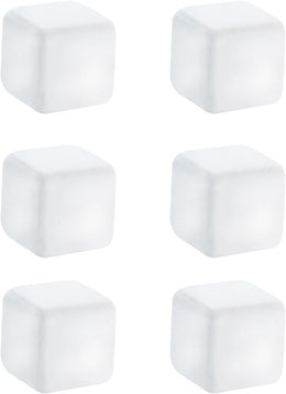 MEISH 6 Pieces Tortoise Calcium Stone Natural Calcium Mineral Pumice Chews Teething Cube Toy Parrot Chew Toy for Turtle Tortoise Parrot Rabbits