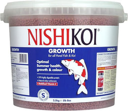 Nishikoi Growth Complete Food for Koi and Pond Fish - Small Pellets - 2.5kg