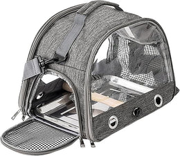 Bird Travel Cage – Foldable Travel Aviary, Compact Pet Carrier Bag, Breathable Bird Bag, Easy to Carry Cage | For Parrots Cockatiels Lovebirds Finch Canary Visit Picnic Vakan
