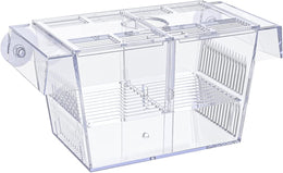 Uniclife Aquarium Fish Breeding Box Acrylic Hatchery Incubator Tank with Suction Cups Medium Isolation Box for Baby Fish Shrimp Betta and Guppy