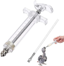 Hand Parrot Feeding Device - Syringe & Tube for Hand Feeding Milk & Medicine to Baby Birds