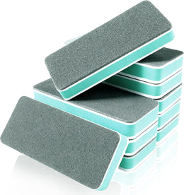 JTENGYAO 10 Pack Double-Sided Fish Tank Cleaning Brushes, Soft Aquarium Cleaning Sponge Brushes EVA Reusable Fish Tank Scrubber Pads for Glass & Acrylic Tanks, for Aquarium & Household Use