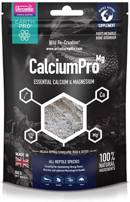 Arcadia - EarthPro-CalciumPro-Mg - 80g - Easy To Use - Contains Bio-Available Magnesium - Benefits Bone, Neurological & Muscular Health - Maximise Calcium Assimilation