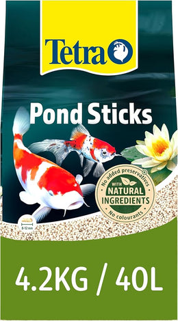 Tetra Pond Fish Food Sticks 4.2kg - biologically balanced for pond fish