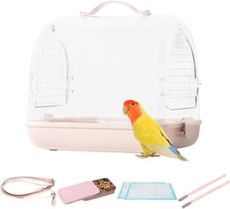 Bird Travel Bag – Ventilated Interior Space, Secure Closure System, Easy Carry Portable Structure, Spacious Comfortable Design | For Carrying Small Birds During Flights Road Trips Walks Outdoor Advent