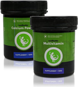 Swell Reptiles MultiVitamin and Calcium Powder Pack for Reptiles and Exotic Pets