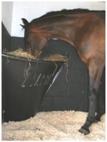 Horse Hay Bar - Horse Feeder Black