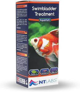 NT Labs Aquarium Swimbladder Treatment, Tropical and Coldwater Aquarium Medicine, Treats Fish Buoyancy & Stability Issues, Treatment for Internal Bacterial Infections (100ml - Treats 500L)
