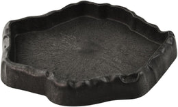 Flylin Reptile Water Dish, Reptile Feeding Dish Corner Bowl Breadworm Feeding Food Bowl, Terrarium Decor Bowls for Bearded Dragon Lizard Frog Leopard Gecko Tortoise Hermit Crab Chameleon (Small)