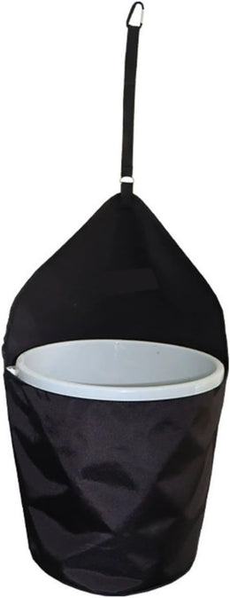 Horse Feed Bag Hanging Bucket Holder For 5 Gallon Water Bucket, 900D Polyester, Scratch-Resistant Design, Easy Access For Trailers & Stalls, Versatile Multi-Horse Setup