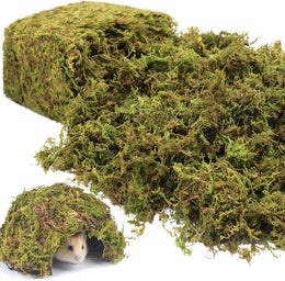 Riare 600g Habitat Moss Natural Hamster Moss-Soft Forest Moss Hamster Habitat for Dwarf Syrian Hamsters, Mices, Gerbils, Reptiles, Small Pets
