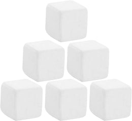 HOMSFOU 6pcs Tortoise Calcium Mineral Blocks for Reptiles, Natural Grinding Calcium Cubes Trace Elements, Turtle and Tortoise Tank for Health and Strengthening