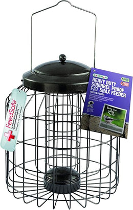 Gardman Heavy Duty Squirrel Proof Fat Snax Bird Feeder, Natural, A01822