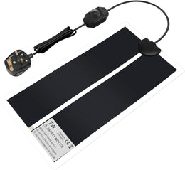 Reptile Heat Mat, 7W Small Animals Vivarium Terrarium Heat Mat with Thermostat Adjustment for Tortoise Snakes Lizards, 15 * 28cm
