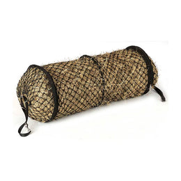 Hay Tunnel Hanging Hay Net 265L Cylindrical Polyester Mesh Net | Horse & Pony Feeder | 150x50cm | Tool-less Hanging | Easy-Access Zip Hatch | 5x5cm Openings | Tare Resistant