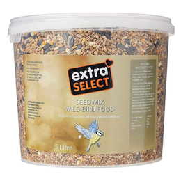 Extra Select Seed Mix Wild Bird Food, 5 Litre (Package may vary)