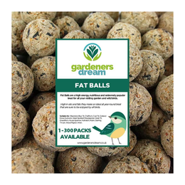 GardenersDream Suet Fat Balls | Premium Garden Wild Bird Food | Enhanced Year-Round Formula | Naturally Blended, High in Energy & Protein-Rich Feed | Full of Nutritious Fat Fibre & Moisture (25 Pack)