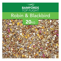 Bamfords Robin & Blackbird Wild Bird Food Wheat Free 20kg
