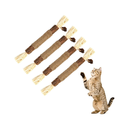 Silvervine Chew Sticks,Kitten Toys Natural Cat Teeth Nip Cleaning Teeth Chew Catnip Toys for Indoor Cat Cleaning Kitten Stress Release
