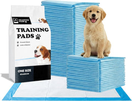 Aspect Puppy Training Pads, Leakproof 6-Layer Design with Quick-Dry Surface, Disposable, Blue, 60 x 60cm Pack of 100