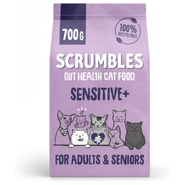 Scrumbles Sensitive+ Chicken Grain Free Dry Cat Food 700g