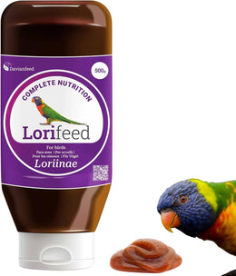 Lorifeed Nectar for Loris 500g - Complete Natural Formula for Nectarivorous Birds - Premium Digestive Health - Davianfeed