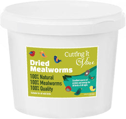 Premum Dried Mealworms for Birds 5L reuseable Bucket Protein Rich High Energy Natural Wild Bird Food.