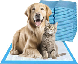 ATEK 100 Pack Puppy Pads 60 x 45cm Puppy Training Pads 5-Layer Super Absorbent Disposable Dog Pee Pads with Odour Control & Anti-Slip Base, Leak-Proof Pet Pads for Small, Medium, Large Dogs
