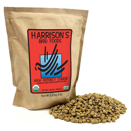 Harrison's Bird Foods Harrison`S High Potency Coarse 5Lb - Complete Parrot Diet