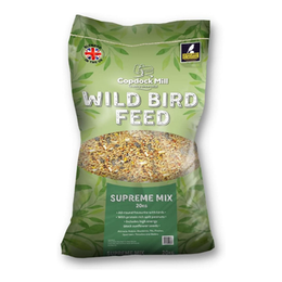 Copdock Mill Wild Bird Seed Supreme Mix 20kg – All Year-Round Bird Food – 100% Natural Ingredients Including Peanuts for Wild Birds – Suitable for All Wild Bird Species