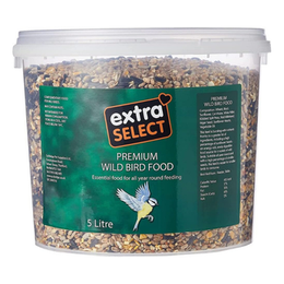 Extra Select Premium Wild Bird Food, 5 Litre