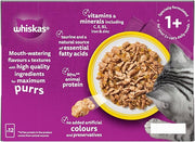 WHISKAS 1+ Cat Pouches Poultry Feasts in Jelly 12 x 85 g